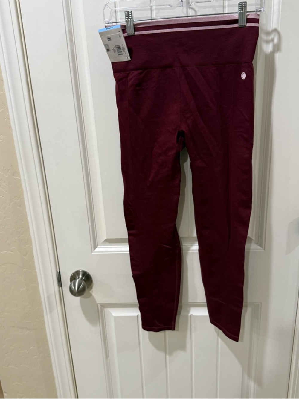 Penn Seamless Leggings Womens Large Red High Waist NWT Stretch